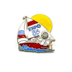 Vintage Expo 86 Souvenir Pin